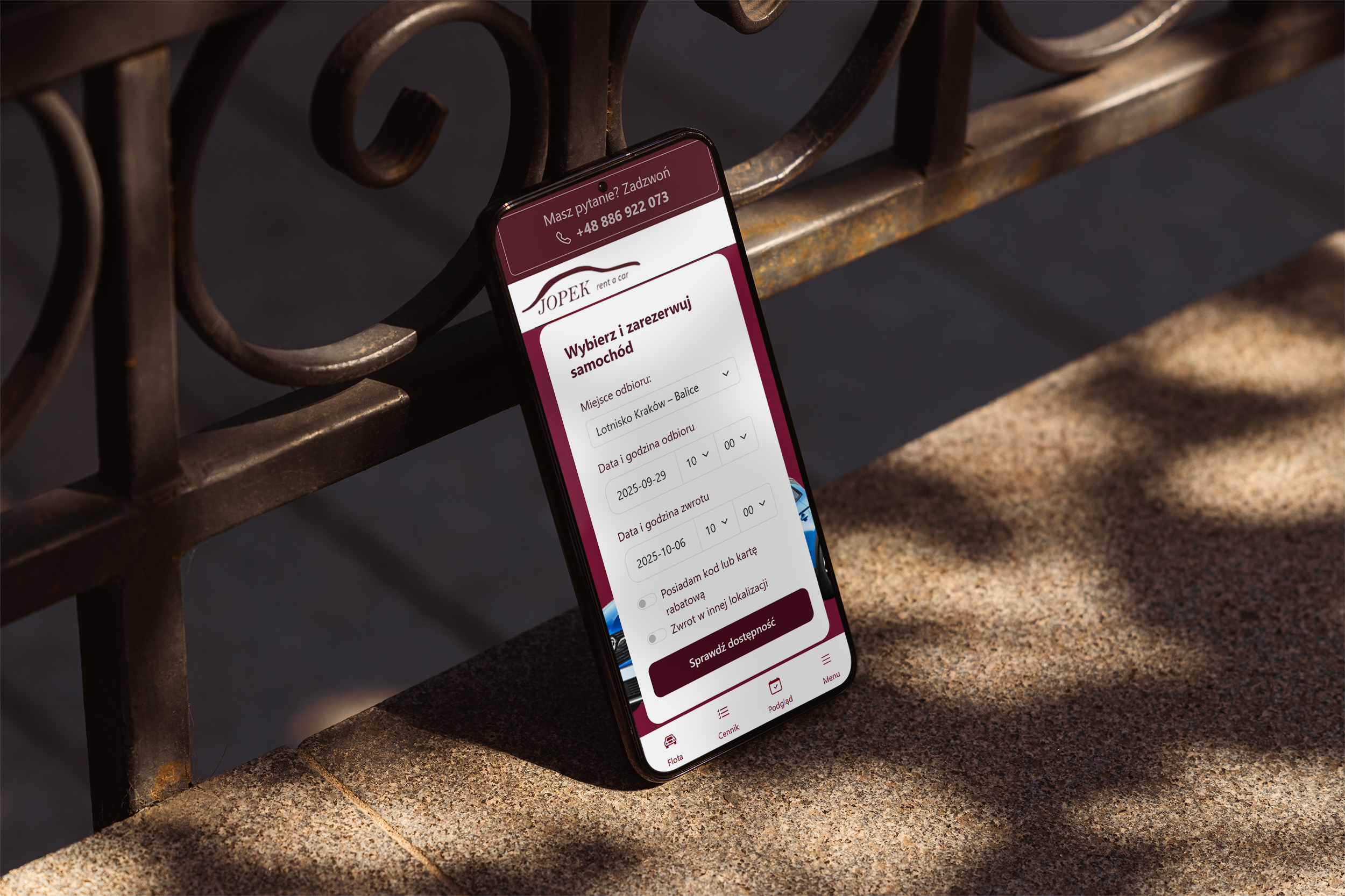 Punkty odbioru samochodów